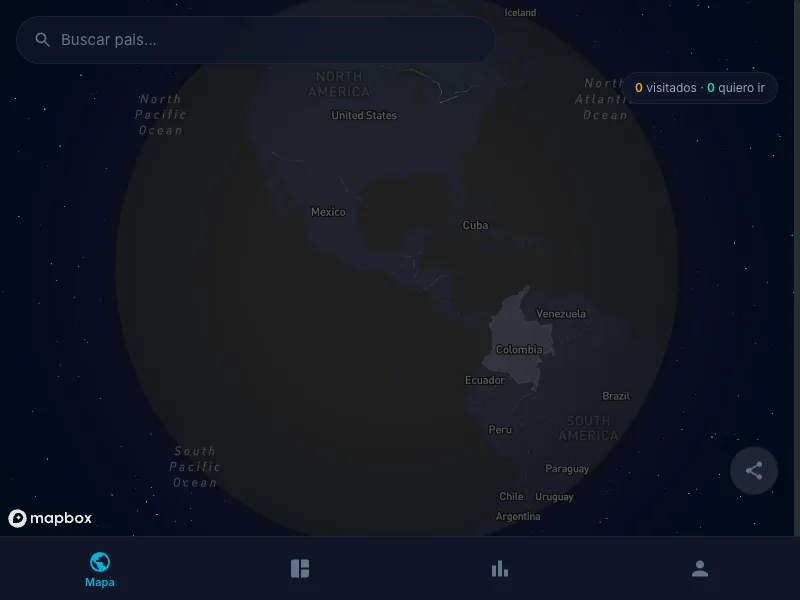 kyrTravel · Mapa interactivo de viajes y países visitados