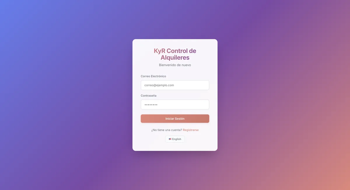 Control de Alquileres · Sistema de gestión de propiedades e inquilinos